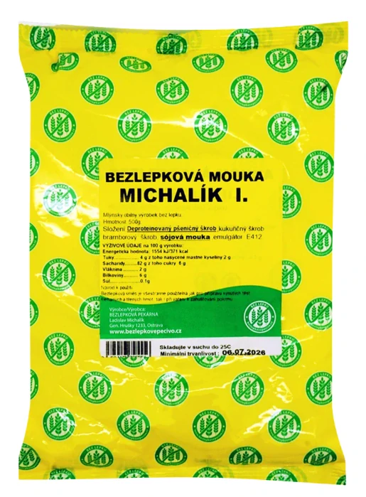 Bezlepková mouka MICHALÍK I - 500g