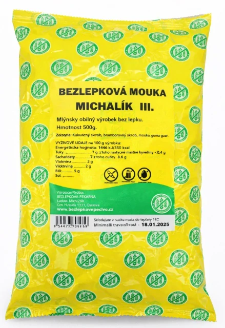 Bezlepková mouka MICHALÍK III -500g