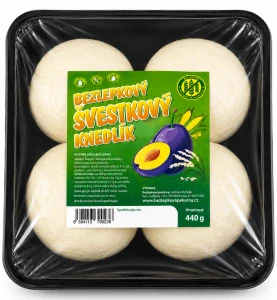 Bezlepkové knedlíky švestkové 4 kusy